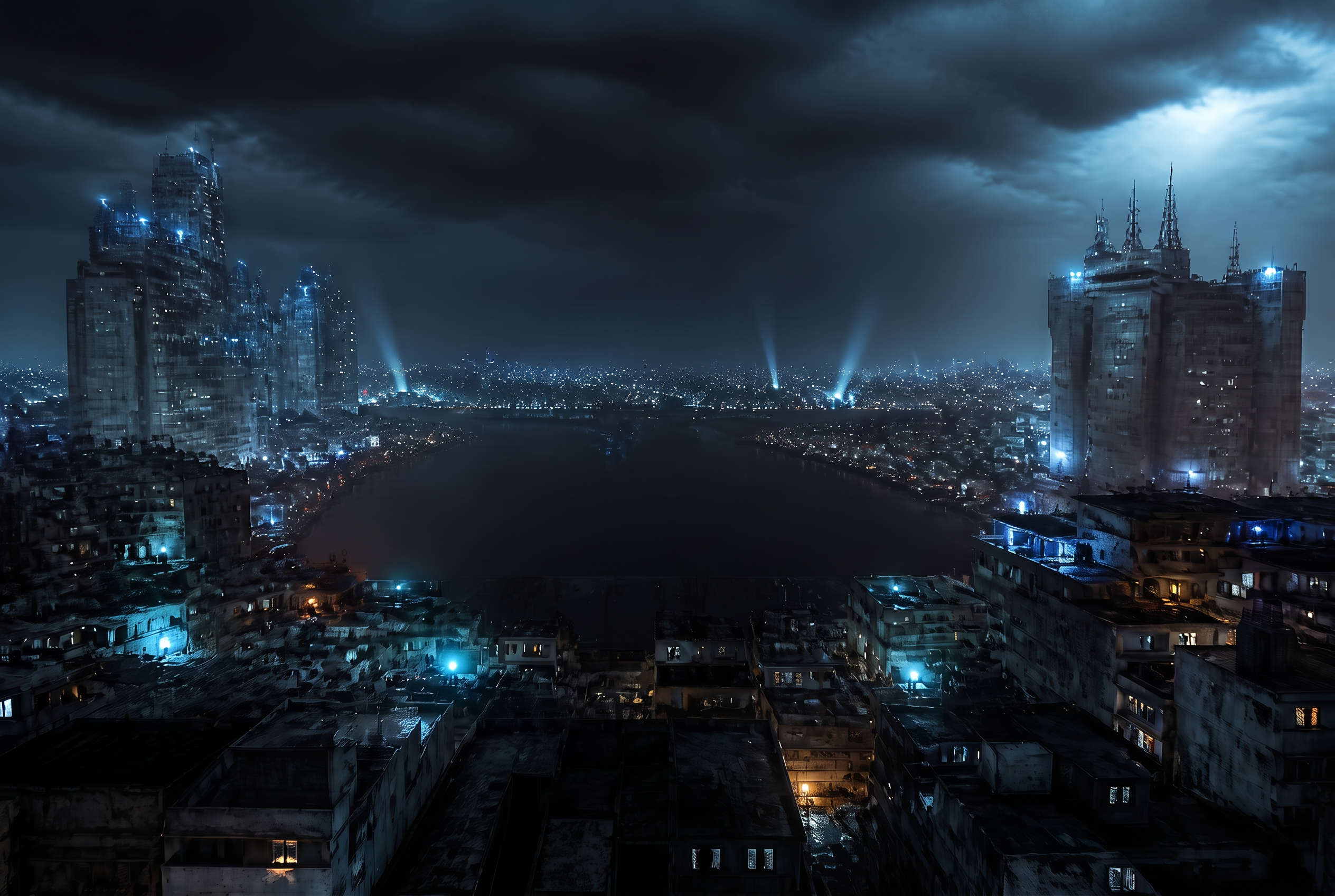 Capital Zero, uma metrópole isolada sob tempestade