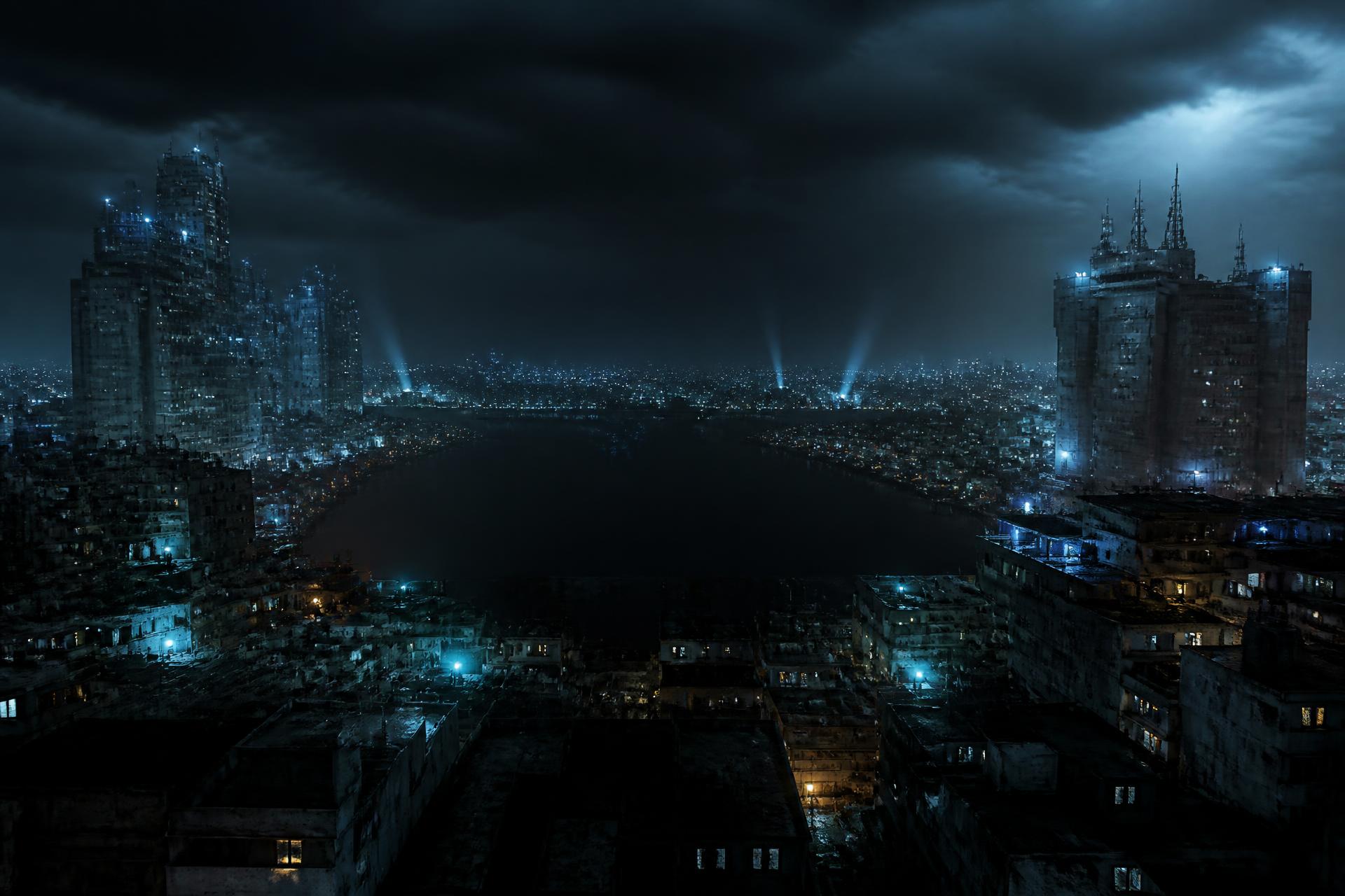 Capital Zero, uma metrópole isolada sob tempestade